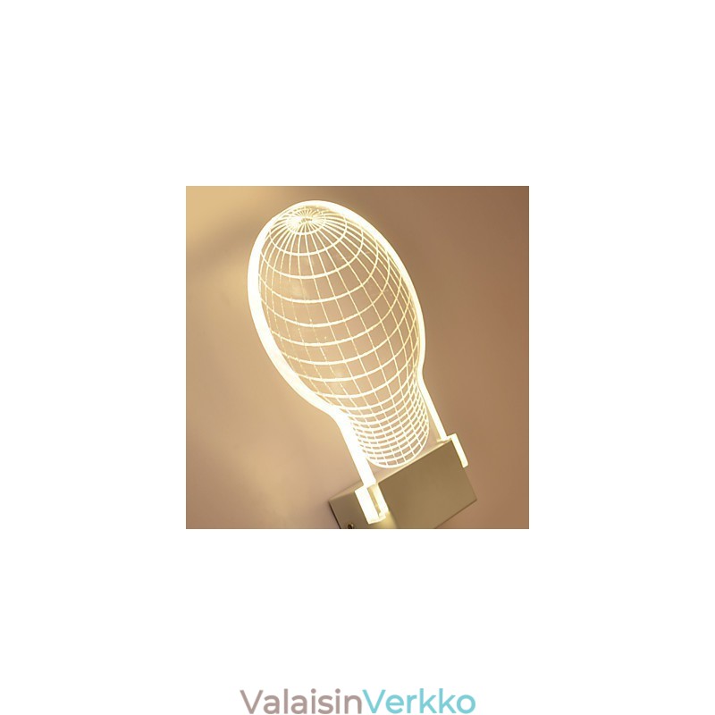 Akryyliseinävalaisin PVC-lamppu valosiru Moderni nykyaikainen metalli