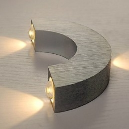 Minityyliset seinävalaisimet modernia nykymetallia