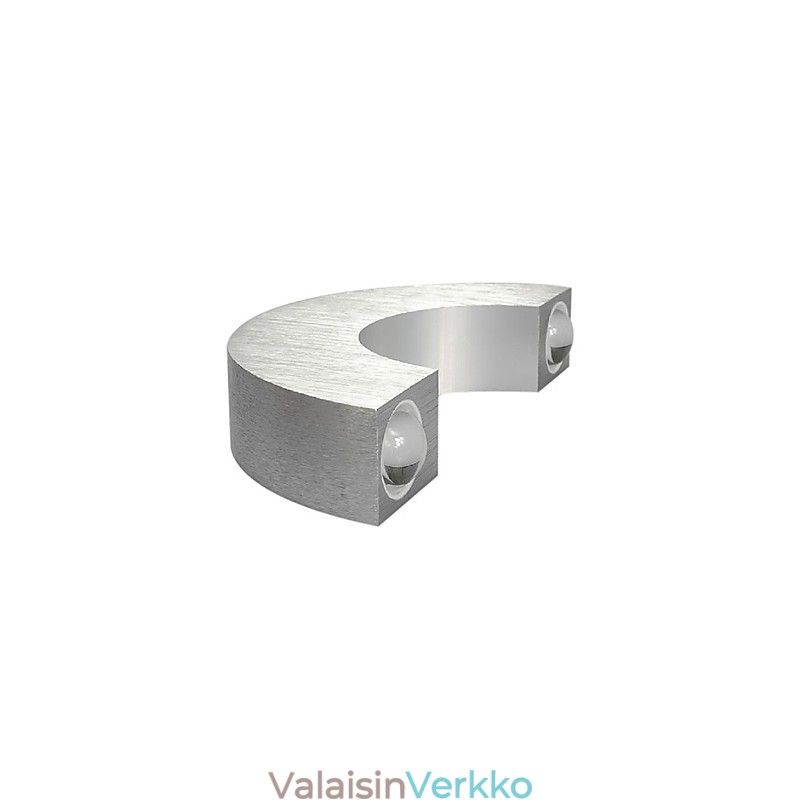 Minityyliset seinävalaisimet modernia nykymetallia
