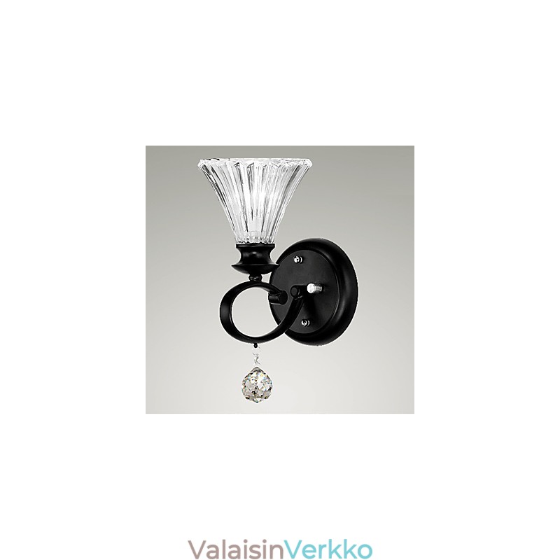 Seinävalaisimet Crystal Modern Contemporary Metal