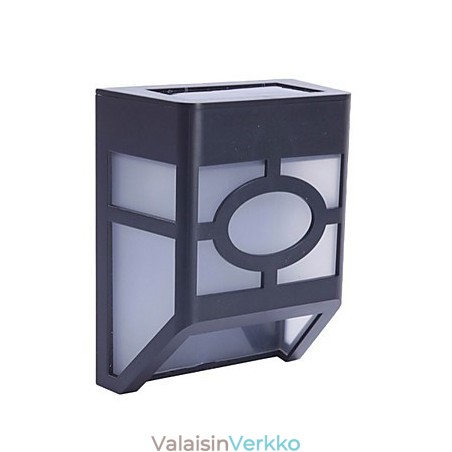 Lämmin keltainen aurinkoenergialla toimiva seinäteline 2 lyhtyvalaisin Lämmin keltainen aurinkoenergialla toimiva seinäteline 2 lyhtyvalaisin