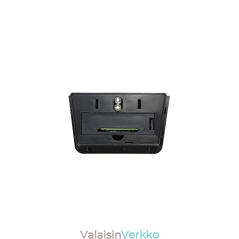 Lämmin keltainen aurinkoenergialla toimiva seinäteline 2 lyhtyvalaisin