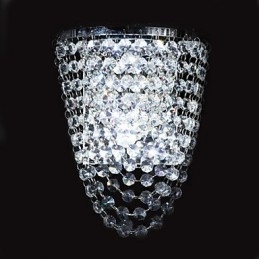 Crystal Flush Mount seinävalaisimet Moderni nykyaikainen metalli