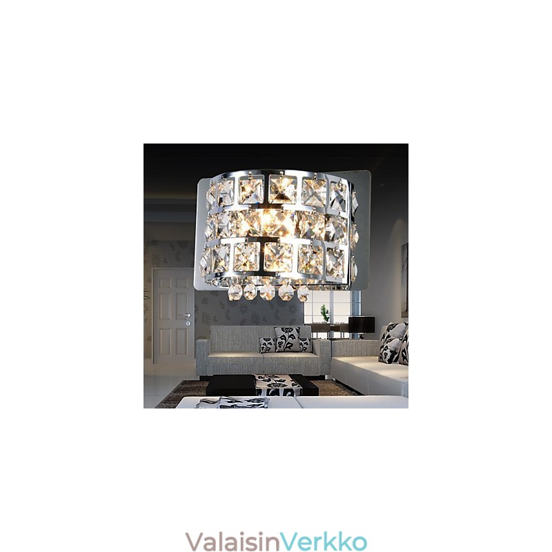 Crystal uppoasennettava seinävalaisin Moderni nykyaikainen G4 metalli