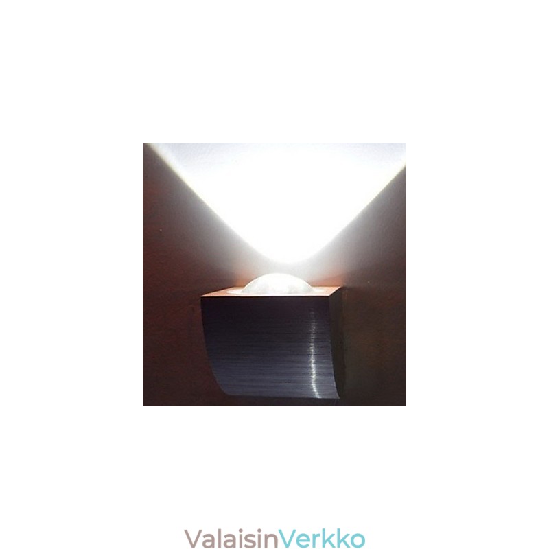 Minityyliset seinävalaisimet modernia nykymetallia