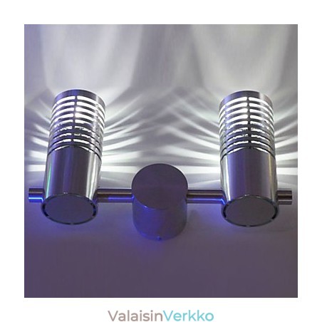 Moderni seinävalaisin sirontavalolla, 2 sylinterin estekerros valonsäde Moderni seinävalaisin sirontavalolla, 2 sylinterin estekerros valonsäde