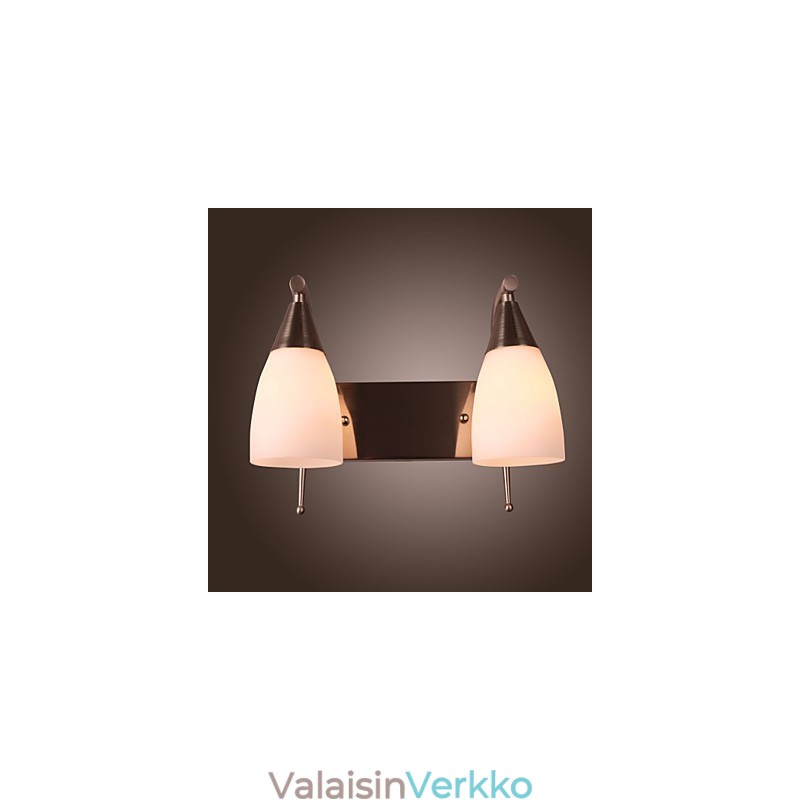 2 Valkoinen seinävalaisin