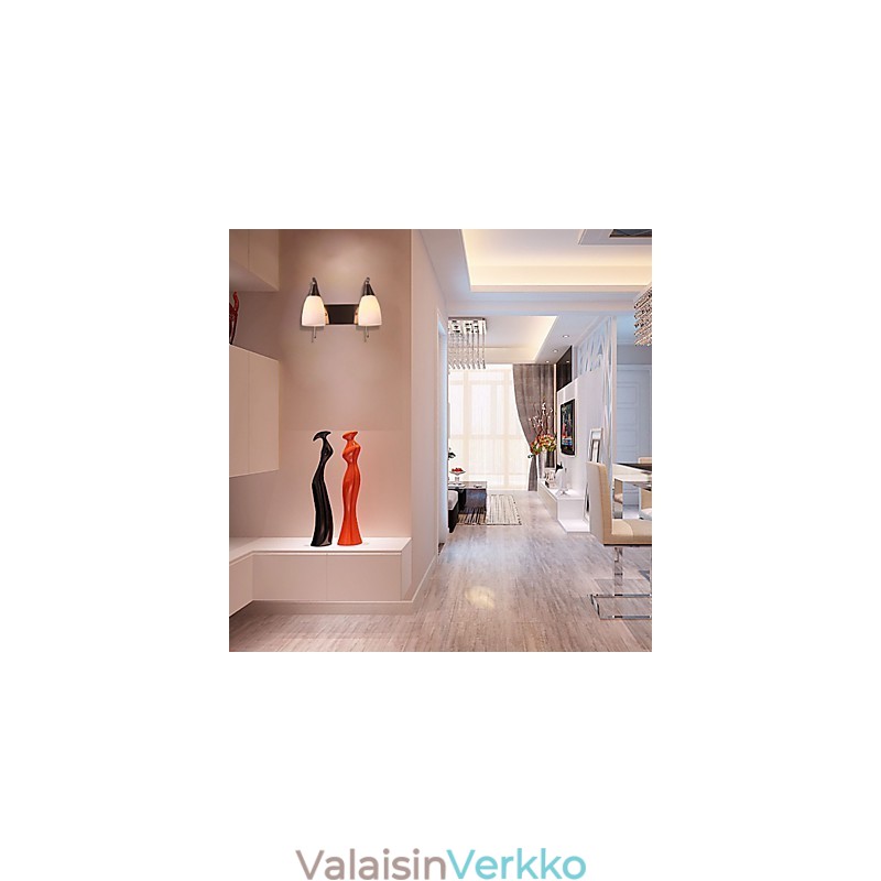 2 Valkoinen seinävalaisin