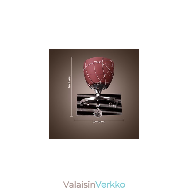 Korkealuokkainen seinävalaisin 1 valolla