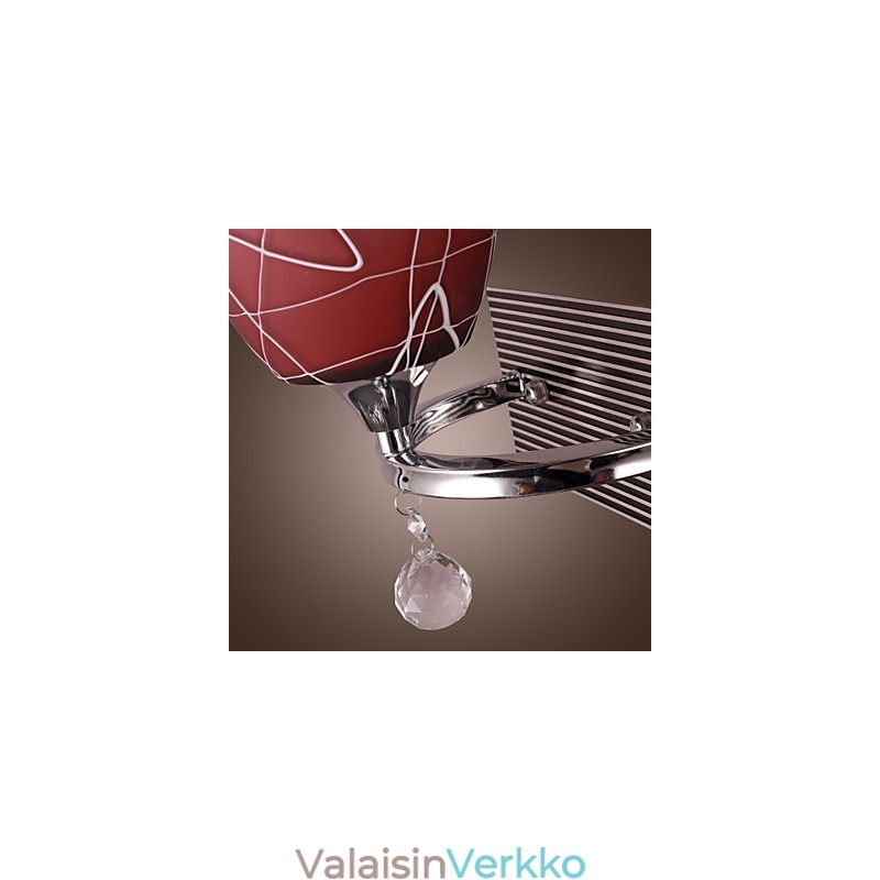 Korkealuokkainen seinävalaisin 1 valolla
