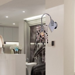 Seinävalaisin tyylikkäällä kristallipisaralla