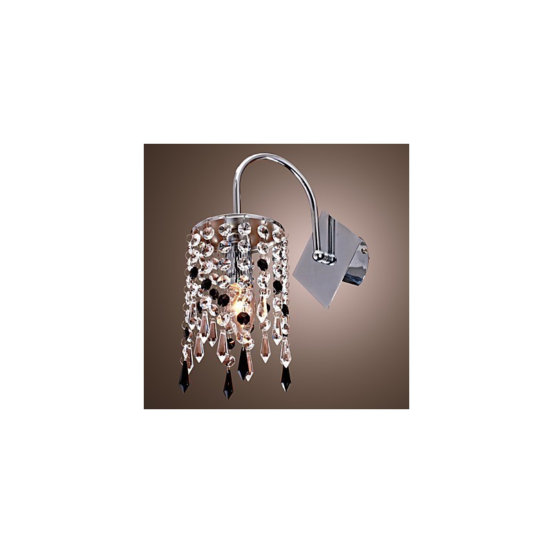 Seinävalaisin tyylikkäällä kristallipisaralla