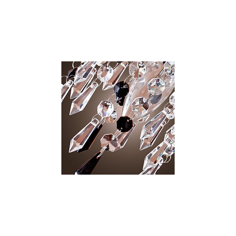 Seinävalaisin tyylikkäällä kristallipisaralla