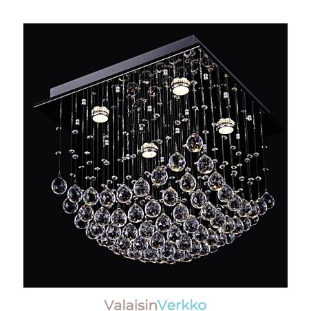 Elegantti kiinalainen kristallikruunu 4 valoa uppokiinnikkeellä Elegantti kiinalainen kristallikruunu 4 valoa uppokiinnikkeellä