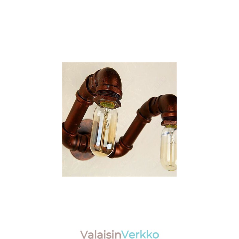 American Bar Xiang Makuuhuoneen käytävän vesiputkiseinävalaisin Retro Industrial Iron seinävalaisin