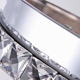 Crystal Flush Mount Moderni, nykyaikainen olohuone, ruokailutila, metalli