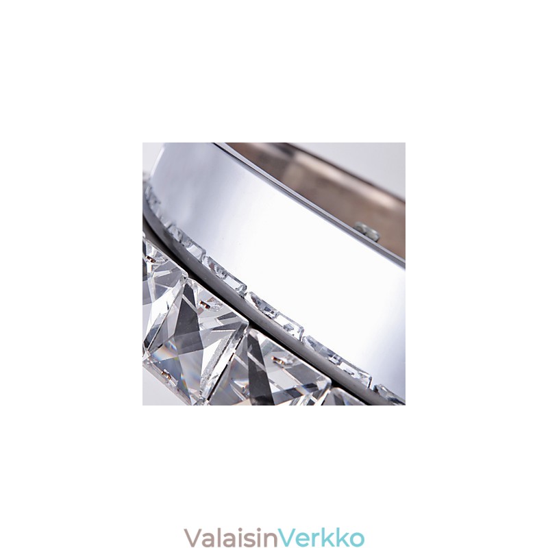 Crystal Flush Mount Moderni, nykyaikainen olohuone, ruokailutila, metalli