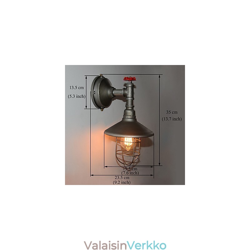 Uusi Retro Loft Vintage Industrial Edison seinävalaisin riippuvalaisin