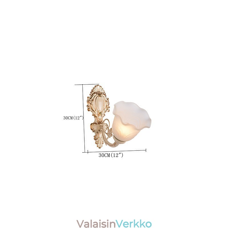 Maalaismaalausominaisuus minityylisille uplight-seinävalaisimille