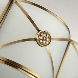 Perinteinen Klassinen Rustic Lodge Brass Metal Upload Mount