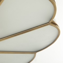 Perinteinen Klassinen Rustic Lodge Brass Metal Upload Mount