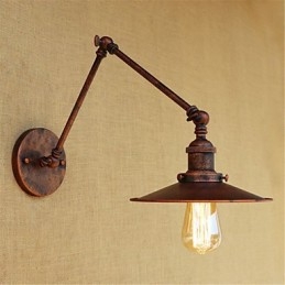 Rustic Lodge Country Retro Painting -ominaisuus minityyliselle keinuvarrelle Ambient Light Swingille