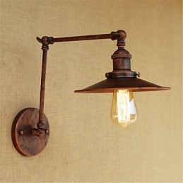 Rustic Lodge Country Retro Painting -ominaisuus minityyliselle keinuvarrelle Ambient Light Swingille