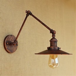 Rustic Lodge Country Retro Painting -ominaisuus minityyliselle keinuvarrelle Ambient Light Swingille