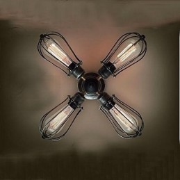 Vintage mini-tyylinen maalaus metalliin uppoteline