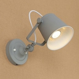 Country Retro Painting Ominaisuus Säädettävä kääntövarrelle Eye Protection Downlight Seinävalaisimet Seinävalaisin