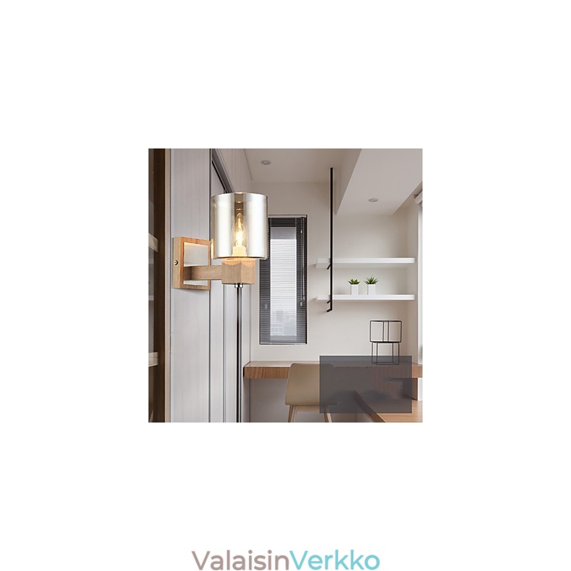 Moderni nykyaikainen musta oksidiviimeistelyominaisuus uplight-seinävalaisimiin