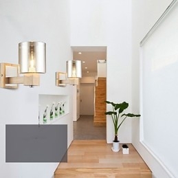 Moderni nykyaikainen musta oksidiviimeistelyominaisuus uplight-seinävalaisimiin