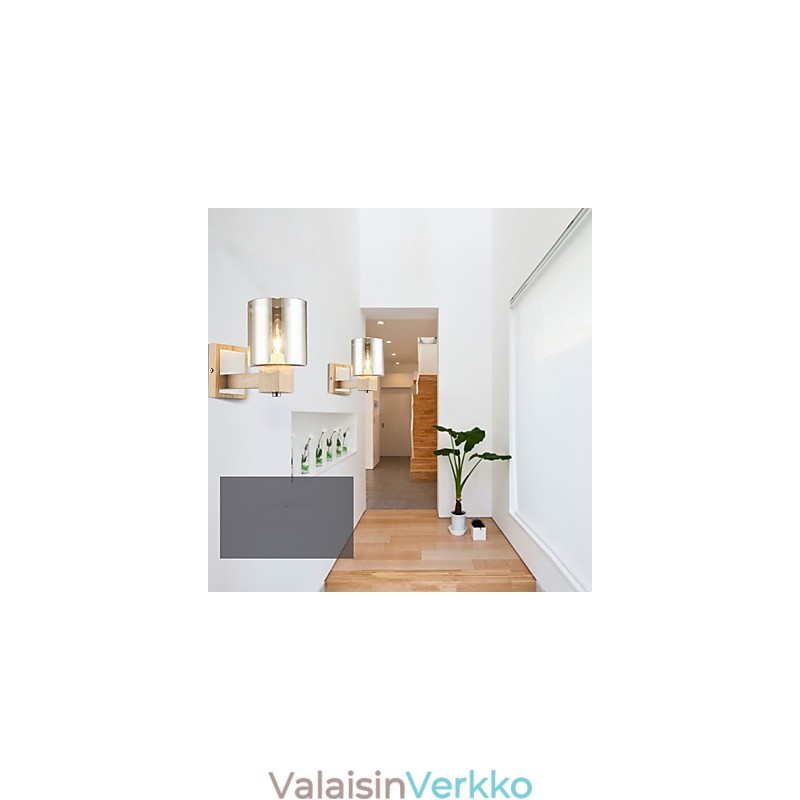 Moderni nykyaikainen musta oksidiviimeistelyominaisuus uplight-seinävalaisimiin