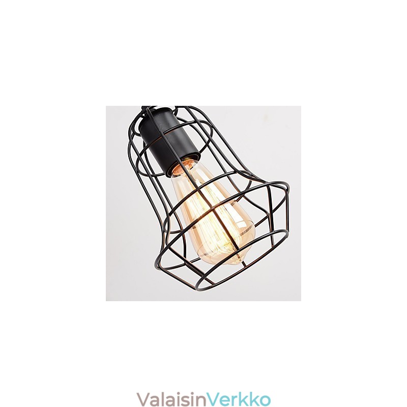 Teollinen retrorautainen seinävalaisin Creative Personality Lift Pulley -seinävalaisin