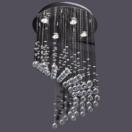 Moderni nykyaikainen Crystal Chrome -tasoteline