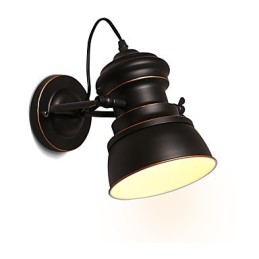 Vintage metalliset seinävalaisimet Industrial Wall Light Yksinkertainen valaisin Cafe Club Bar -valaistukseen