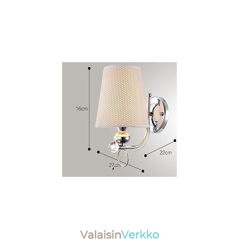 Moderni nykyaikainen sähköpinnoitettu ominaisuus uplight seinävalaisin seinävalaisin