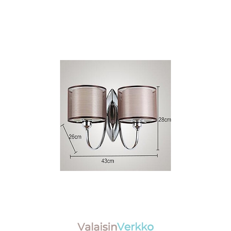 Vintage sähköpinnoitettu ominaisuus alasvalaisin seinävalaisin