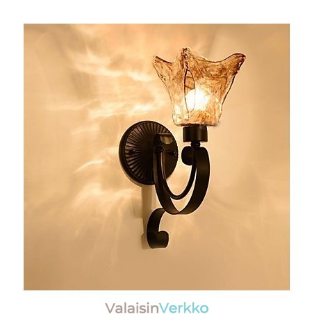 Seinävalaisin Yksinkertainen olohuoneen valorautakoriste Makuuhuoneen vuodelamppu käytävälamppu Seinävalaisin Yksinkertainen olohuoneen valorautakoriste Makuuhuoneen vuodelamppu käytävälamppu