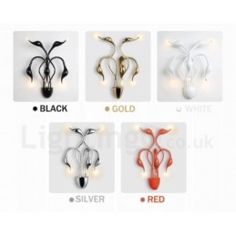 Swan Head Moderni Nykyaikainen Monivärinen Ambient Light Seinävalaisin Seinävalaisin