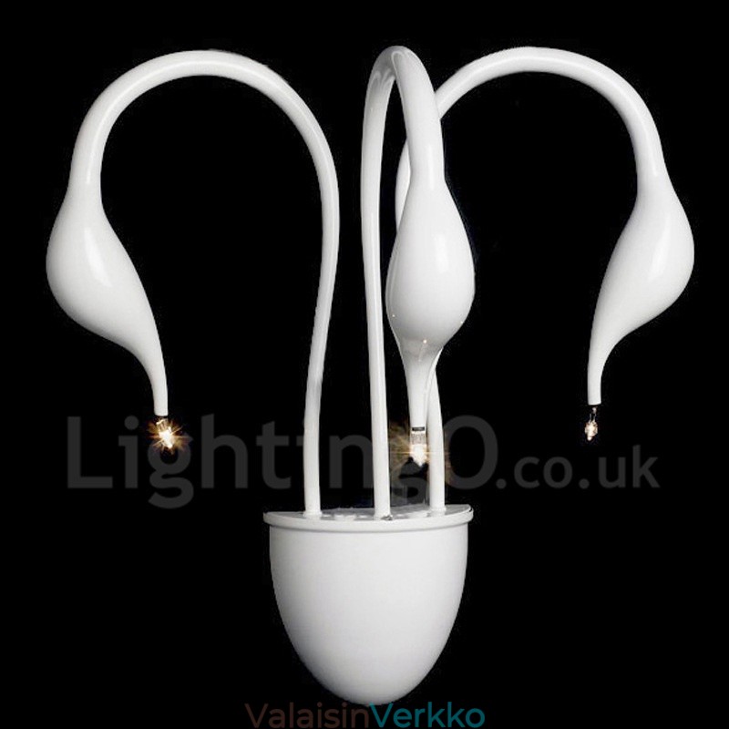 Swan Head Moderni Nykyaikainen Monivärinen Ambient Light Seinävalaisin Seinävalaisin
