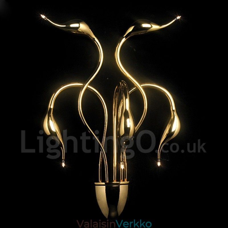 Swan Head Moderni Nykyaikainen Monivärinen Ambient Light Seinävalaisin Seinävalaisin