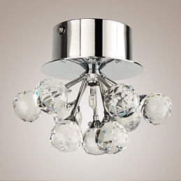 Moderni nykyaikainen Crystal Mini Style kromimetalli uppoteline