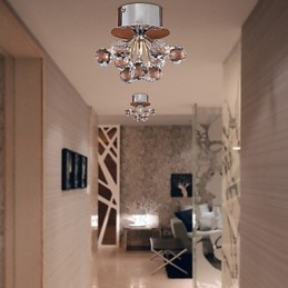 Moderni nykyaikainen Crystal Mini Style kromimetalli uppoteline