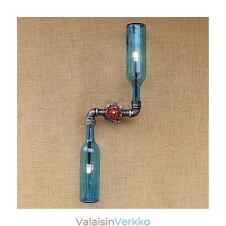 Rustic Lodge Brass -ominaisuus Ambient Light -seinävalaisimille Wall Light Blue Rustic Lodge Brass -ominaisuus Ambient Light -seinävalaisimille Wall Light Blue