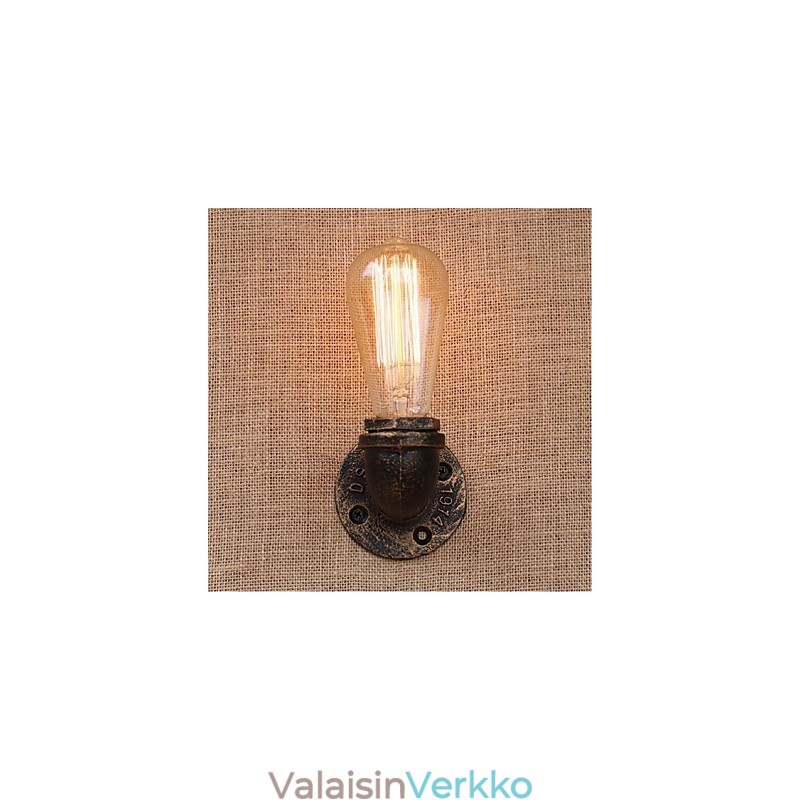 Nostalgia Yksinkertainen vesiputki koristeellinen pieni seinävalaisin seinävalaisin