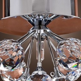 Moderni nykyaikainen Crystal Mini Style kromimetalli uppoteline