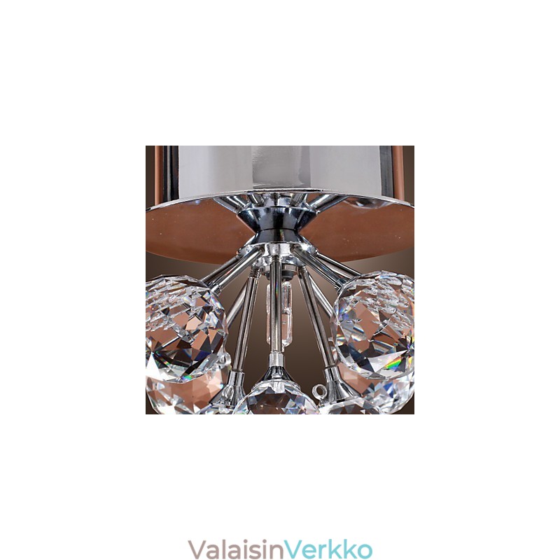 Moderni nykyaikainen Crystal Mini Style kromimetalli uppoteline