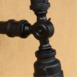 Rustic Lodge Painting Feature Ambient Light -seinävalaisimille Wall Light Black