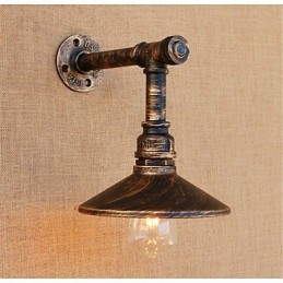Rustic Lodge Country Antique Brass -ominaisuus Ambient Light -seinävalaisimiin